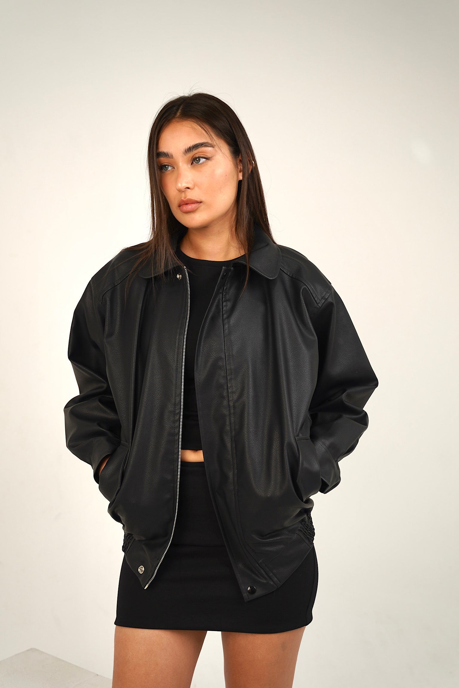 Kika Crop - Black main image 1