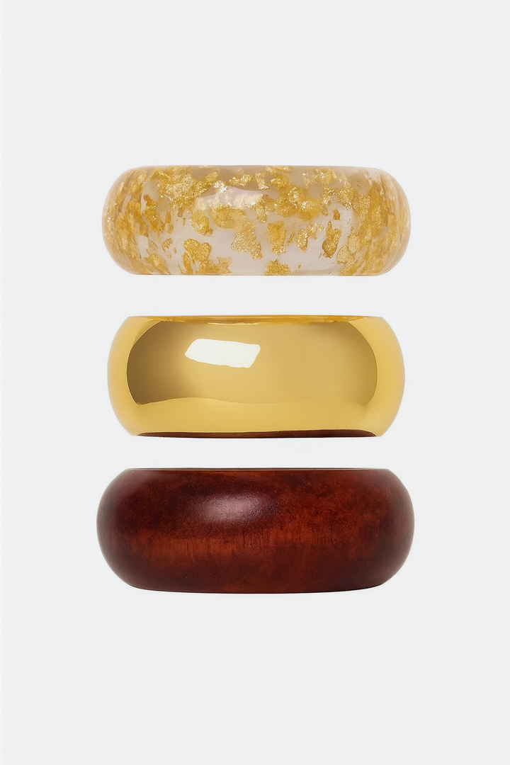 Stacked Trio Bangles