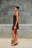 Mara Dress - In Brown