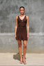 Mara Dress - In Brown