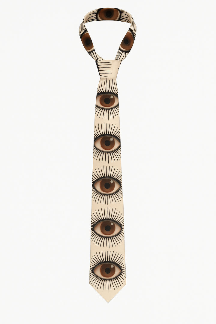 Eye Pattern Neck Tie