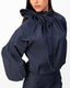 Indigo Bow Blouse