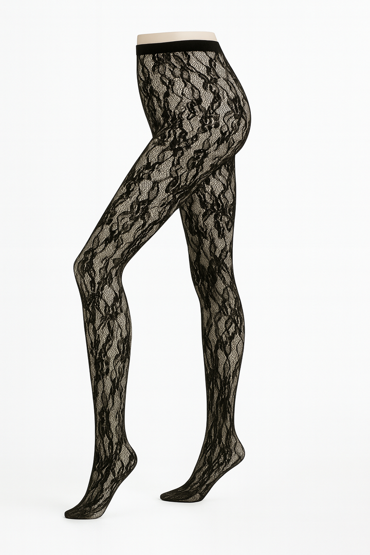 Crimson Black Tights