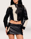 Cowhide Crop Jacket