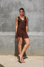 Mara Dress - In Brown