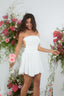 Bandeau Dress - White