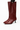 Wine Leather Boots