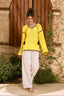 Handmade Yellow Crochet Top