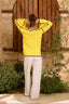 Handmade Yellow Crochet Top