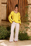 Handmade Yellow Crochet Top